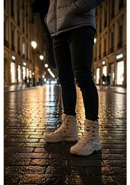 Çöl Combat Gtx Bot Kısa Topuklu Nefes Alır Su Geçirmez Tasarım ile Üretildi