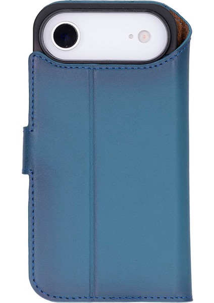 iPhone 17 Air Çıkarılabilir Deri Cüzdan Kılıf-Mavi fiyatları