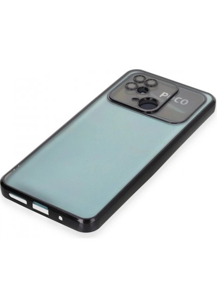 Xiaomi Redmi 10C Kılıf Lensli Silikon - Siyah fırsatları