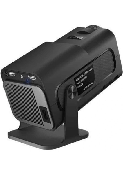 Projektör Siyah Android Taşınabilir Sinema Projeksiyon Wifi Destekli En Güncel Sürüm Akıllı modelleri