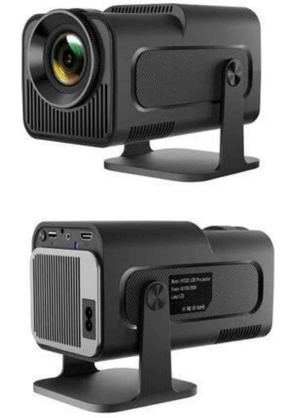 Projektör Siyah Android Taşınabilir Sinema Projeksiyon Wifi Destekli En Güncel Sürüm Akıllı indirimleri