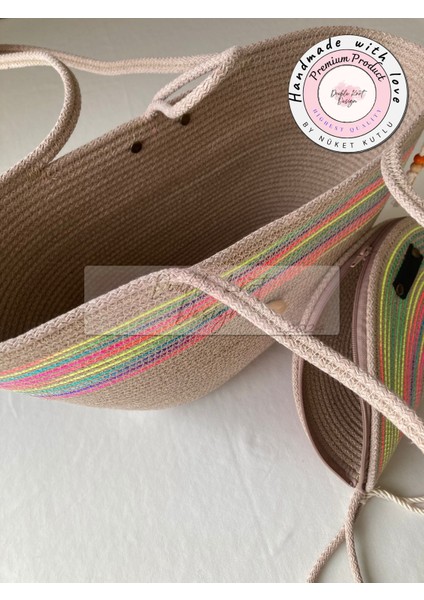 Bailey 2li Takım Plaj Çantası , El Çantası Clutch, Totebag, Kadın Çanta, Yazlık, Hediyelik, hasır Jüt Tress fiyatları