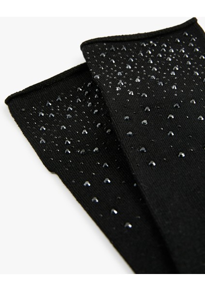 Viskon Taşlı Soket Çorap modelleri