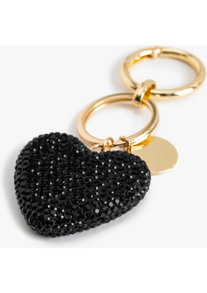 Kalp Şekilli Boncuklu Metal Anahtarlık fiyatları