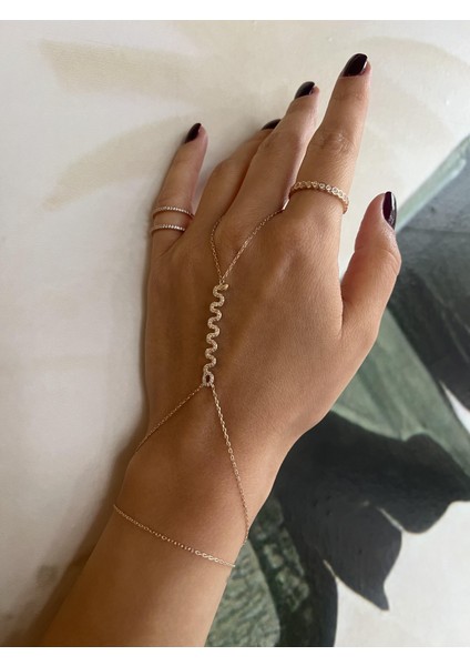 Taşlı Gümüş Yılan Şahmeran