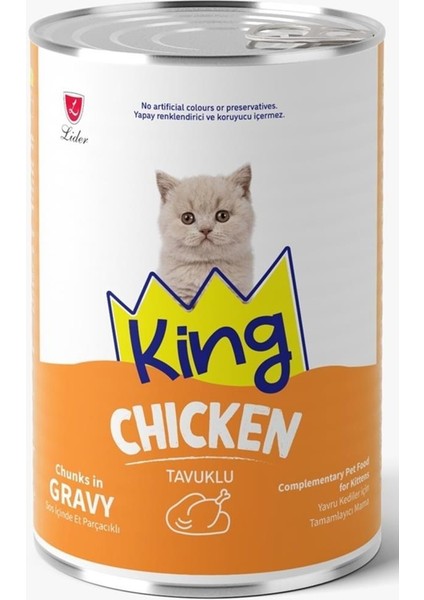 Et Parçacıklı Tavuklu Yavru Kedi Konserve 400 Gr*12 Adet fiyatları