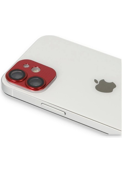 Bfs iPhone 11 Pers Alüminyum Kamera Lens - Kırmızı modelleri