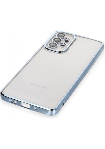 Samsung Galaxy A73 5g Kılıf Lensli Silikon - Açık Mavi fırsatları