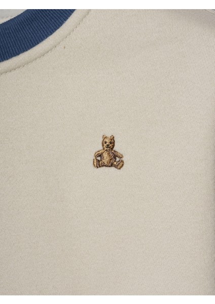 Erkek Bebek Krem Brannan Bear Detaylı Vintagesoft Colorblock Sweatshirt fiyatları