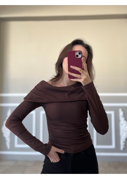 Kahve Dalgıç Madonna Bluz fiyatları