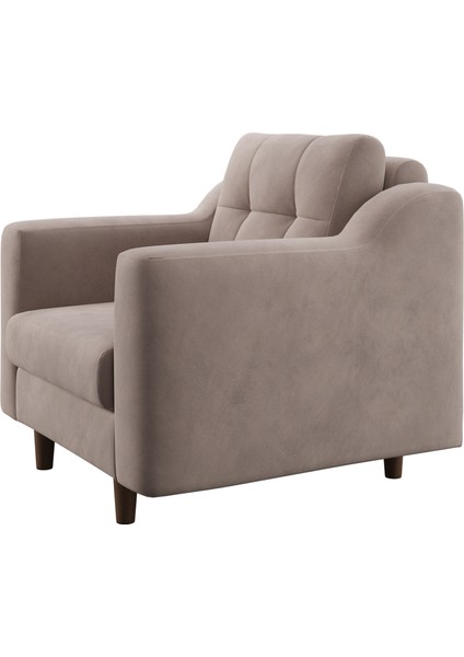 Robin Modüler Tekli Koltuk - Kadife - Krem fiyatları