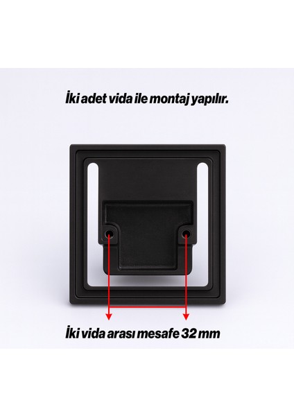 Marko Siyah Metal Gömme Tarz Mobilya Kulp 32 mm Modern Dekoratif Dolap ve Çekmece Kulbu Dayanıklı fırsatları