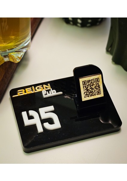 Restaurant-Cafe-Bar Masa Numaralığı modelleri