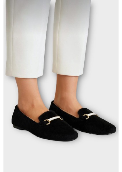 Yumuşak Peluş Ses Yapmaz Hafif Taban Kadın Ev Babeti Panduf Siyah fiyatları