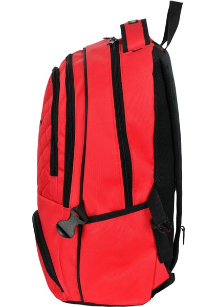 Çok Amaçlı Laptop Dizüstü Bilgisayar Bölmeli Sırt Çanta Kırmızı fiyatları