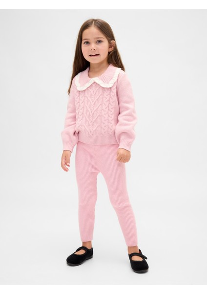 Kız Bebek Pembe Cashsoft Fitilli Tayt