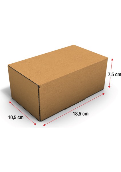 Ondüle 18,5X10,5X7,5 cm Testliner E-Ticaret Kargo Gönderi Kutusu fiyatları