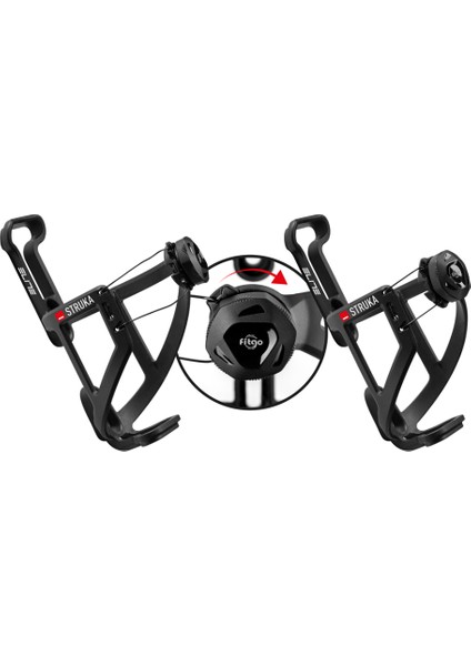 Struka Ayarlı Bisiklet Matara Tutucu Siyah Fitgo modelleri
