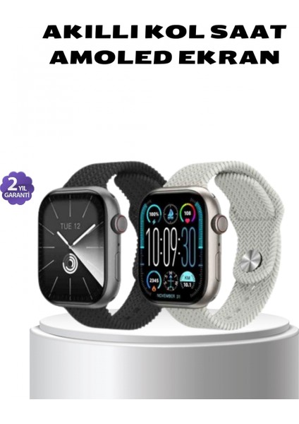 Akıllı Saat Kablosuz Şarjlı Bluetooth 5.2 Arama Bildirim Sesli Asistan 420 Mah