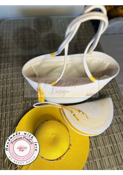 Vero 3lü Takım Plaj Çantası , El Çantası Clutch, Şapka, Totebag,Çanta, Yazlık, Hediyelik, fiyatları