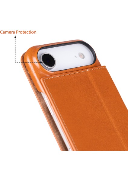 Luca Iphone 17 Air Deri Kılıf-Ten Rengi