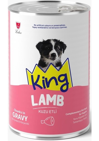 Et Parçacıklı Kuzu Etli Yavru Köpek Konserve 400 Gr*12 Adet fiyatları