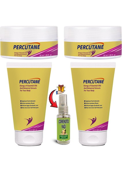 2 Şer Tane Tüp + Kavanoz: Kapsikum Meyvesi Oleoresini Arnika Montana Çiçeği Articum Lappa (Dulavratotu) Kökü Kremi 50ML + Çörekotu Yağı