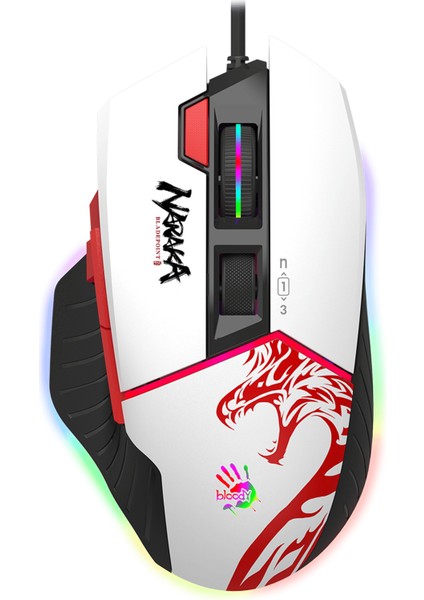 A4-Tech Bloody W95 Max 12K Cpı Sports Naraka Rgb Optik Gaming Mouse