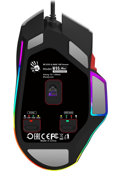 A4-Tech Bloody W95 Max 12K Cpı Sports Naraka Rgb Optik Gaming Mouse modelleri