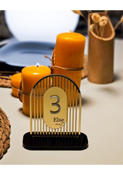 Restaurant-Cafe-Bar Masa Numaralığı modelleri