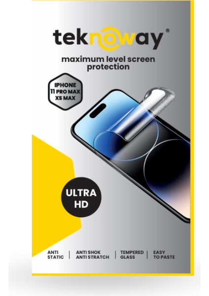 iPhone 11 Pro/x/xs Antistatik Ekran Koruyucu Ultra Hd