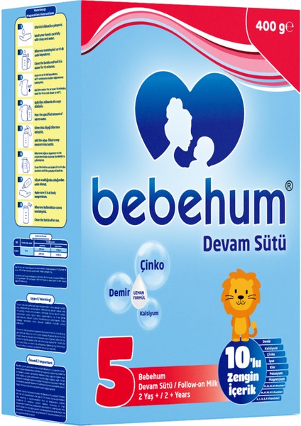 5 Devam Sütü 400 gr 2 Yaş+
