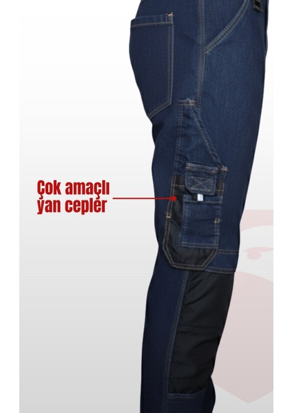 Likralı Çok Cepli Kot İş Pantolonu – Esnek Yapı ve Fonksiyonel Tasarım modelleri