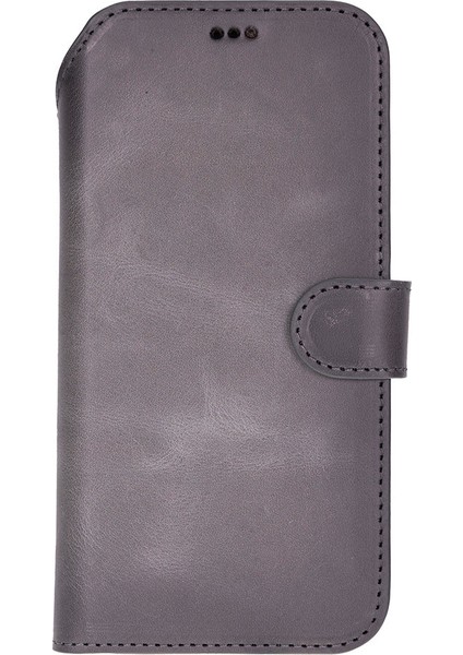 iPhone 17 Pro Max Çıkarılabilir Deri Kılıf-Gri fırsatları