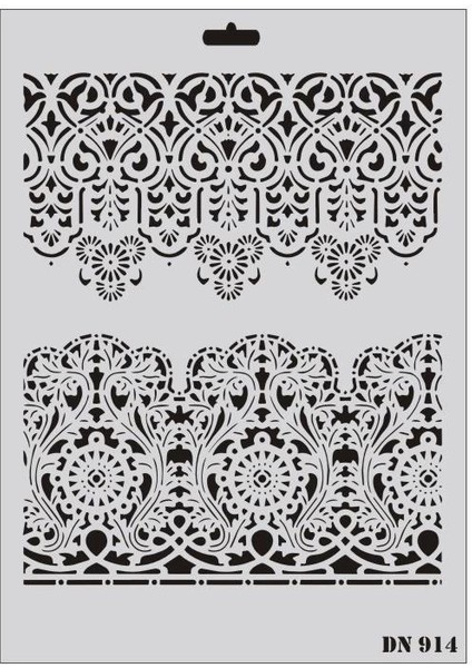 Rich Dantel Seri DN-914 Stencil 35X25 cm