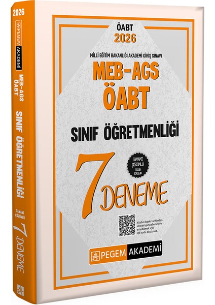 2026 MEB AGS ÖABT Sınıf Öğretmenliği Tamamı Çözümlü 7 Deneme