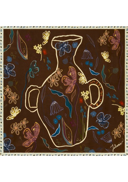 Desenli Modal Eşarp Vase fırsatları