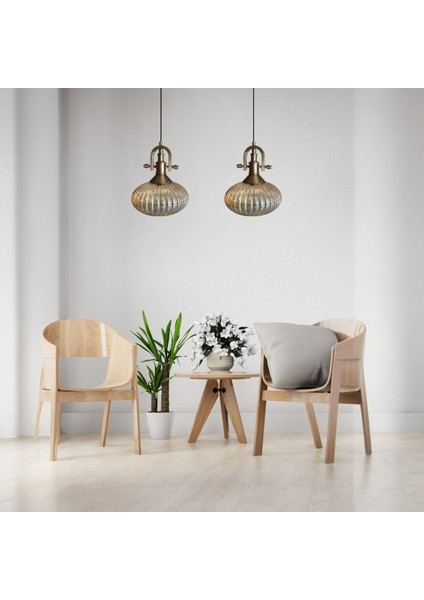 Elegant Cam Bal Rengi Ikili Avize Gemici Eskitme Başlık Sarkıt Lamba Restoran Salon Aydınlatma modelleri