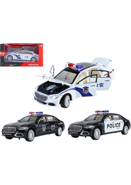 XHD-C2430 Kut C-B 1 24 Işıklıo Sesli Tsl Polis Araba