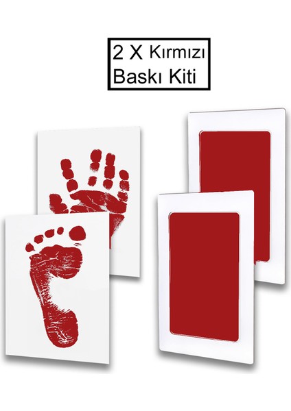 Non-Toksik Mürekkepli Bebek El Ayak Izi Baskı Kiti, Bebek Cildine Temas Etmez, Bebek Hediyelik