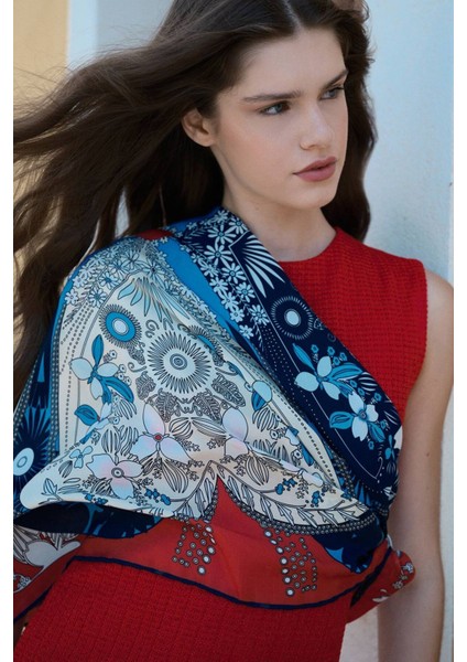 Desenli Modal Eşarp Karnaval fiyatları