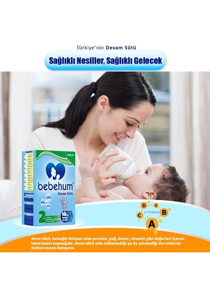 2 Devam Sütü 400 gr 6-9 Ay fiyatları