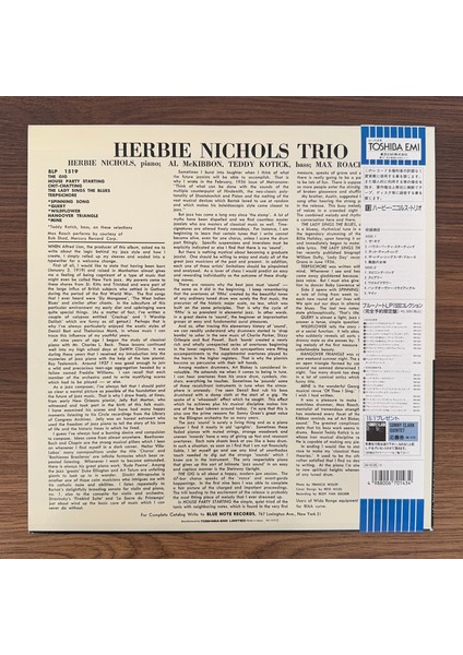 Herbie Nichols Trio – Herbie Nichols Trio fiyatları