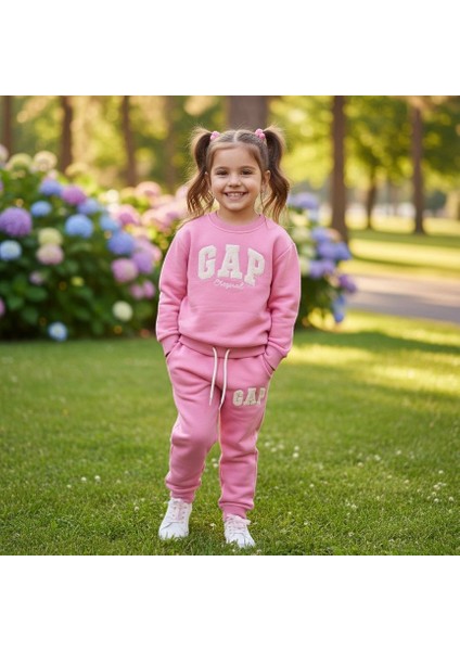 Kız Çocuk Pembe Alt Üst Takım