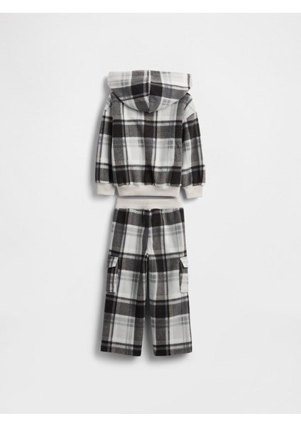 Erkek Bebek Gri Sweatshirt Outfit Set modelleri