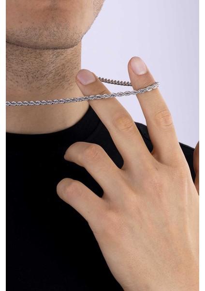 Klasik Burgu Model Erkek Çelik Zincir fiyatları