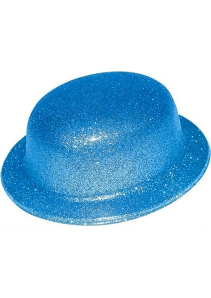 Bfs mavi Renk Simli Melon Yuvarlak Parti Şapkası 24X26 cm fiyatları