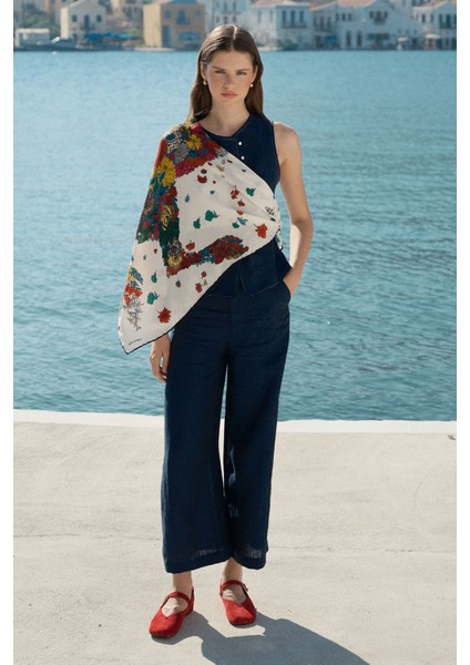 Desenli Modal Eşarp Horse