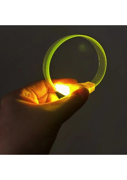 Bfs 3 Modlu Pilli LED Işıklı Esnek Parti Bilekliği Sarı fiyatları