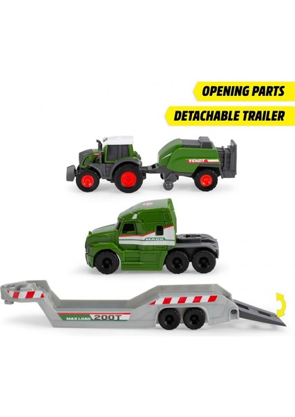 203735006 Fendt Micro Farm Truckfreewheel Mack Truck Trailer With Fendt Tract fırsatları